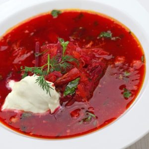 Traditional Borscht Soup