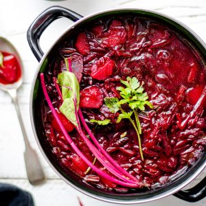 Traditional Borscht Soup