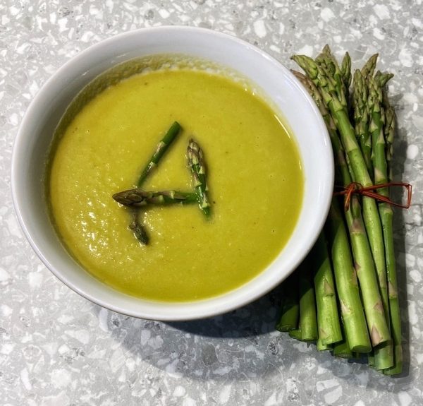 Asparagus Soup with Parmesan