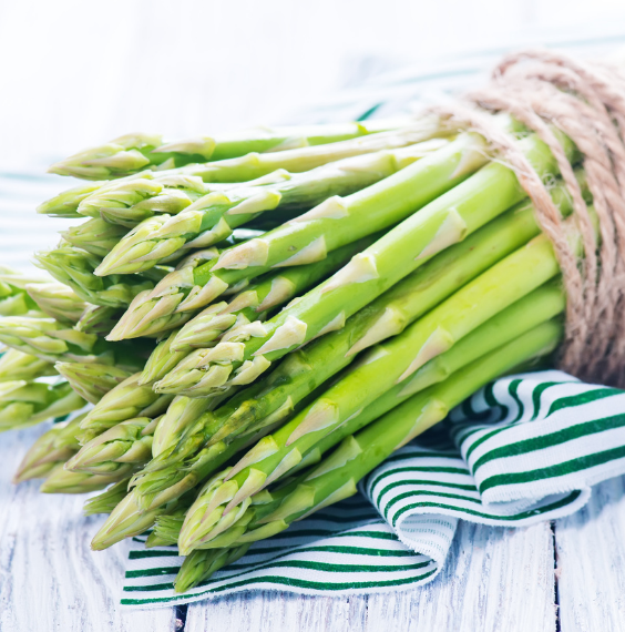 a bunch of fresh asparagu